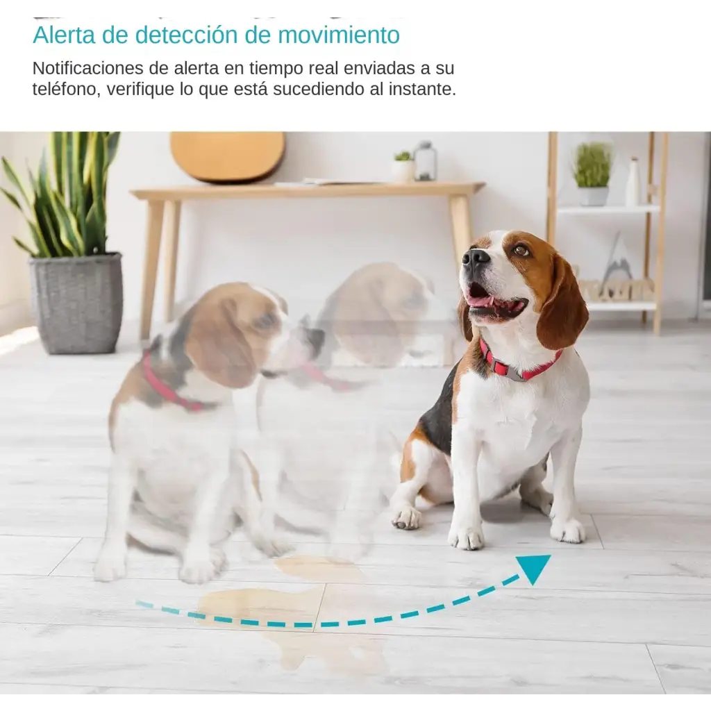 Cámara vimtag 1080p wifi para bebés y mascotas con visión