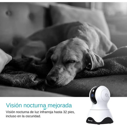 Cámara vimtag 1080p wifi para bebés y mascotas con visión
